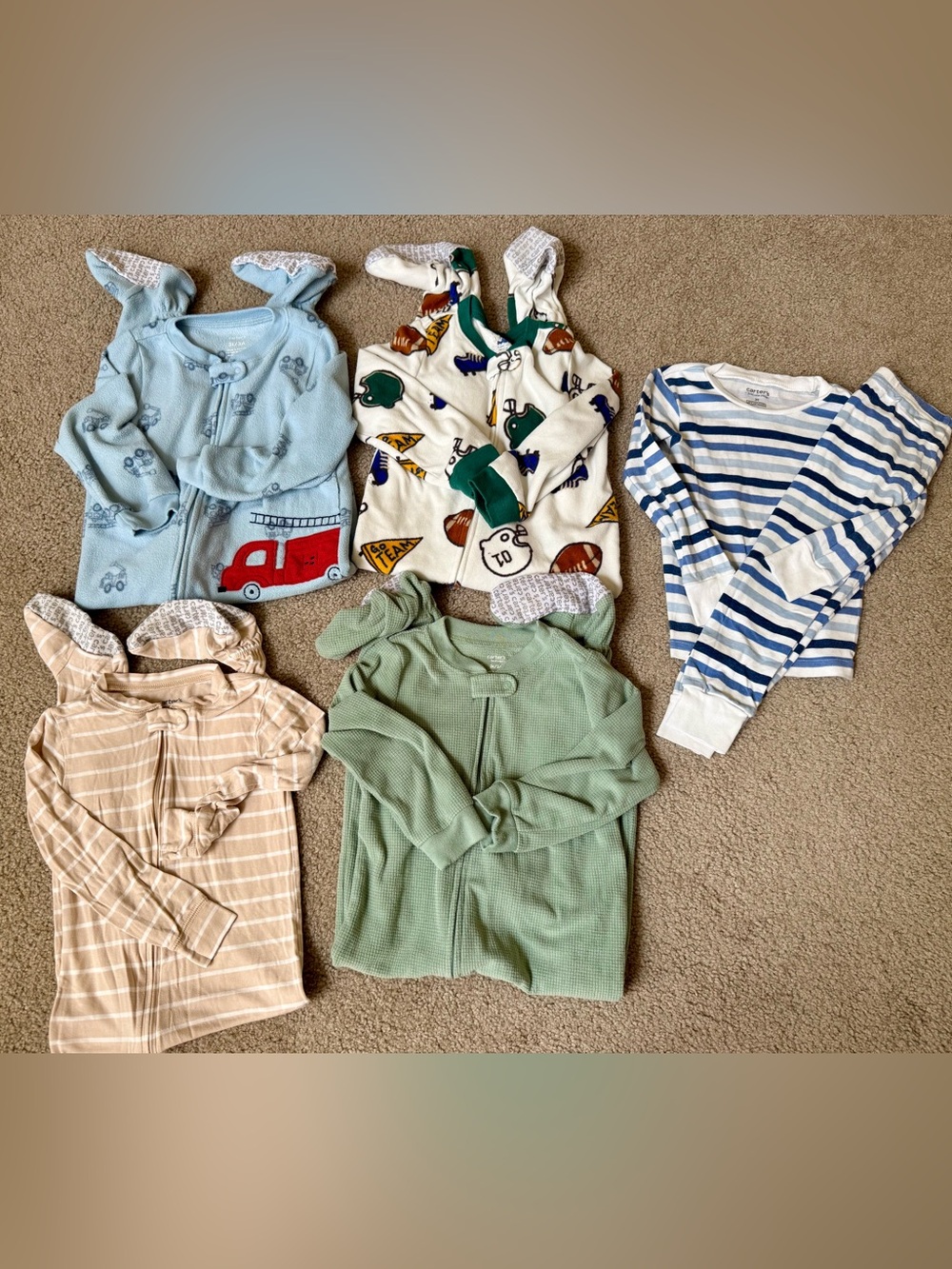 Carter’s Footie Pajamas Size 3T